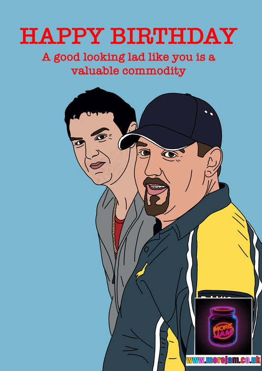 Phoenix Nights Max And Paddy Birthday Card | Funny BBC Comedy Card | More Jam