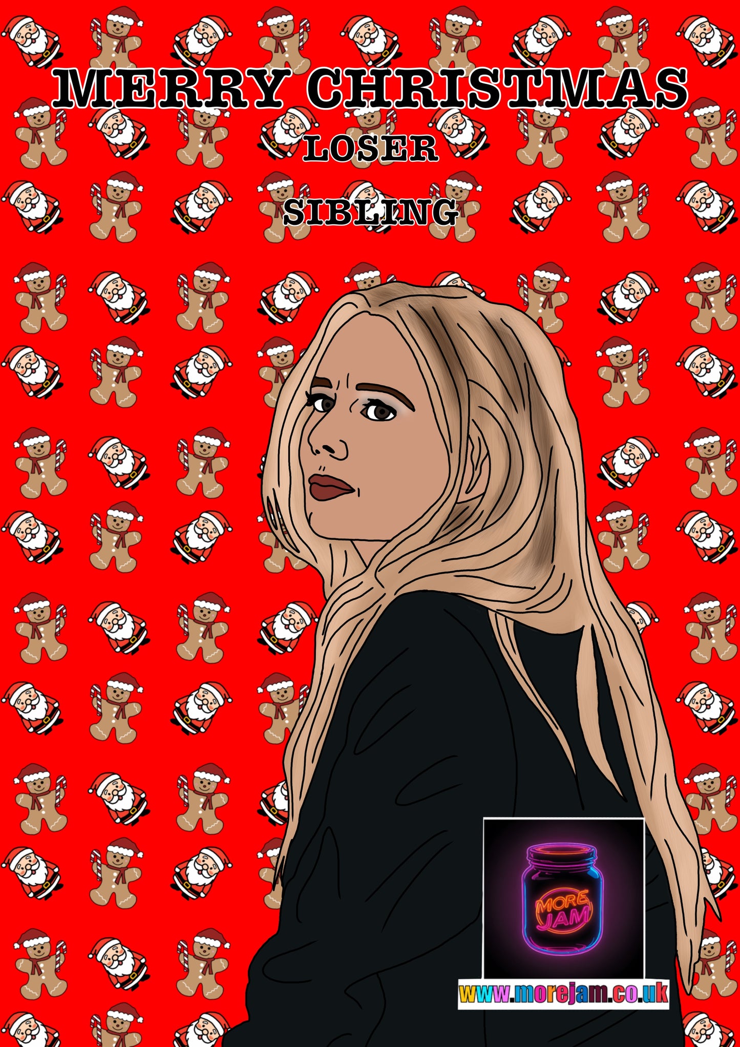 Morgan Nobody Wants This Loser Sibling Christmas Card | Comedy Netflix Series | More Jam