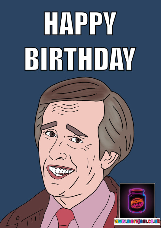 Alan Partridge Funny Birthday Card | BBC Comedy Series