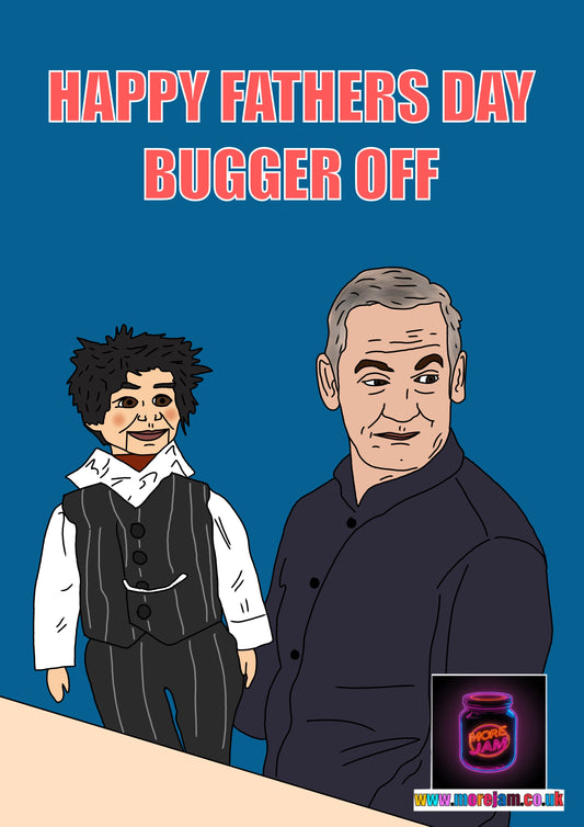 Lord Luck Bugger Off | Friday Night Dinner Card | Funny Fathers Day Card