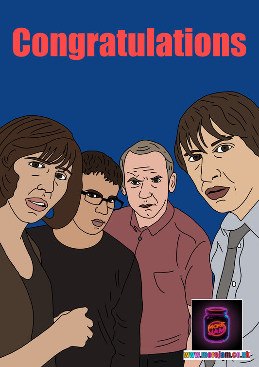 Congratulations  - Friday Night Dinner Card | Funny Card