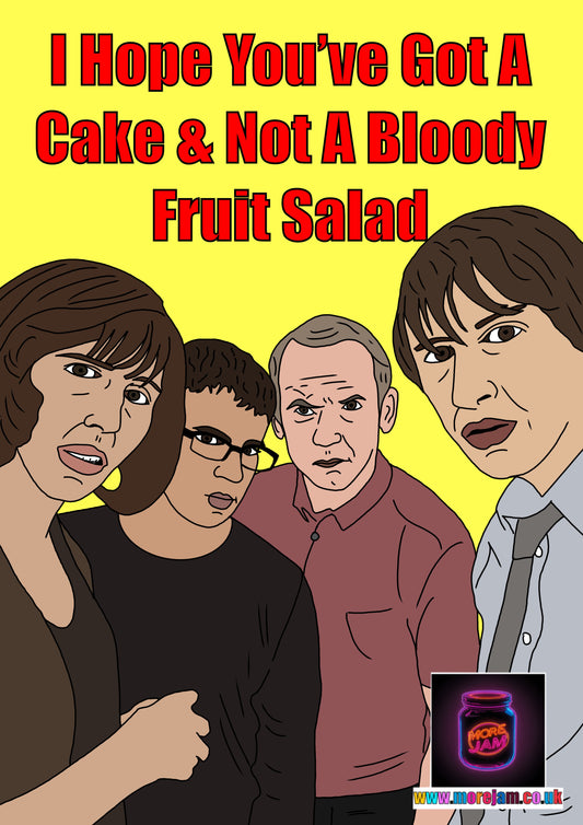 Bloody Fruit Salad | Friday Night Dinner Card | Funny Card
