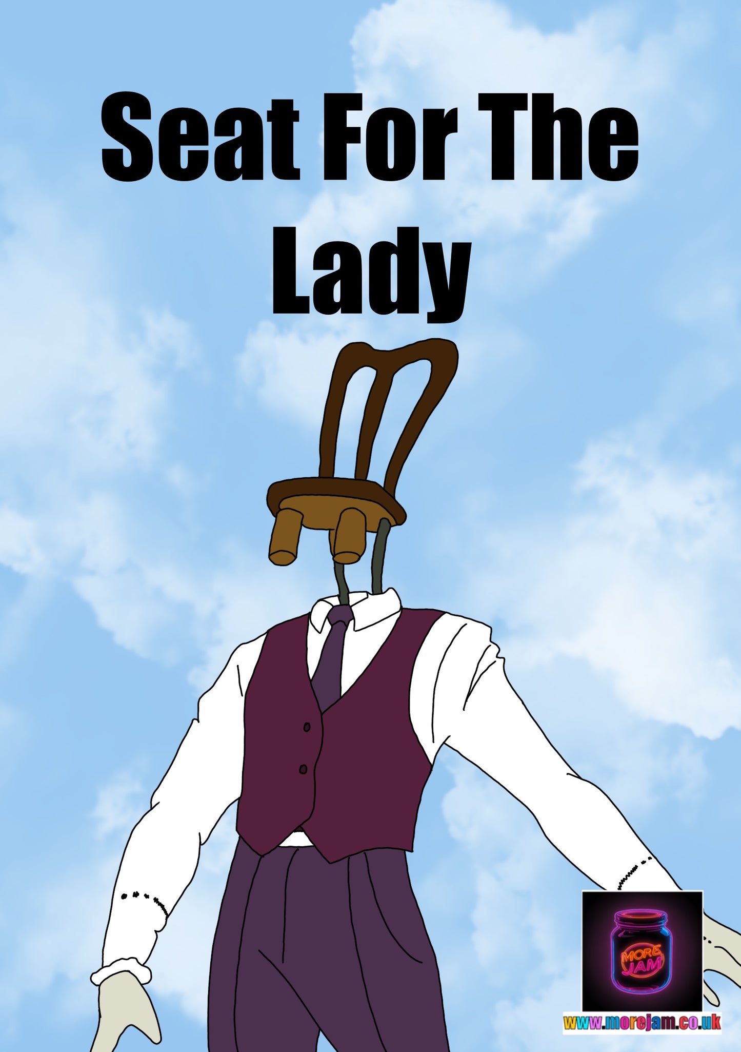 Seat For The Lady? | Funny Birthday Card | More Jam