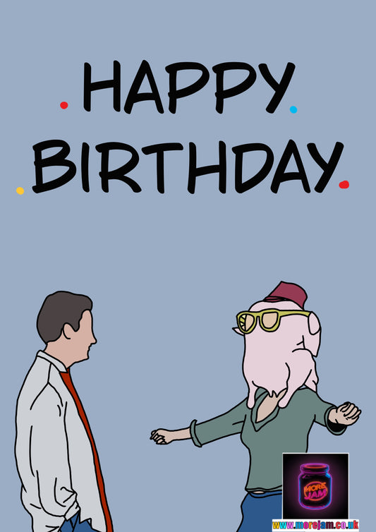 Chandler & Monica Friends | Funny Birthday Card | More Jam