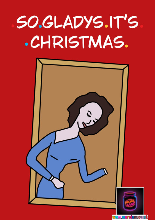 Gladys Friends | Funny Christmas Card