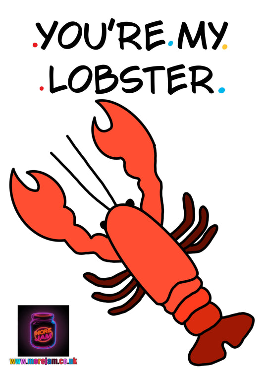 You're My Lobster Friends | Funny Boyfriend Card