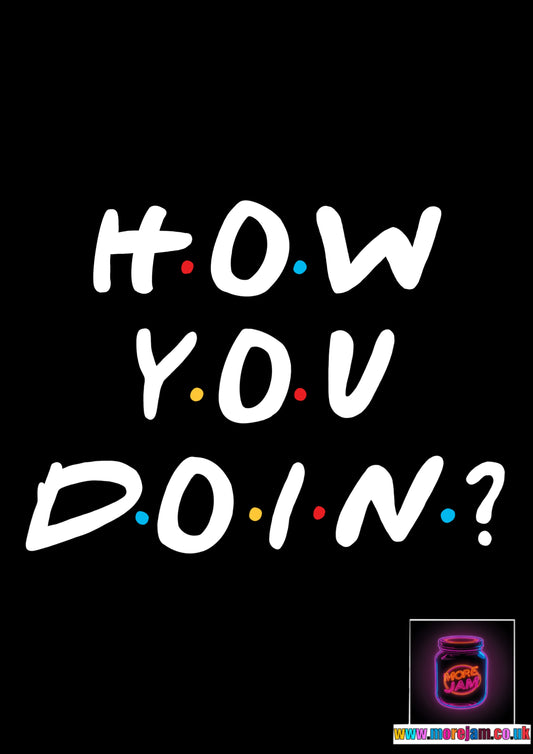 How You Doing? Friends | Funny Boyfriend Birthday Card