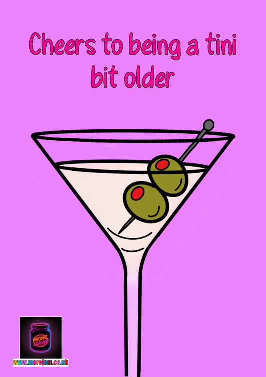 Tini Bit Older | Funny Rude Best Friend Birthday Card | More Jam