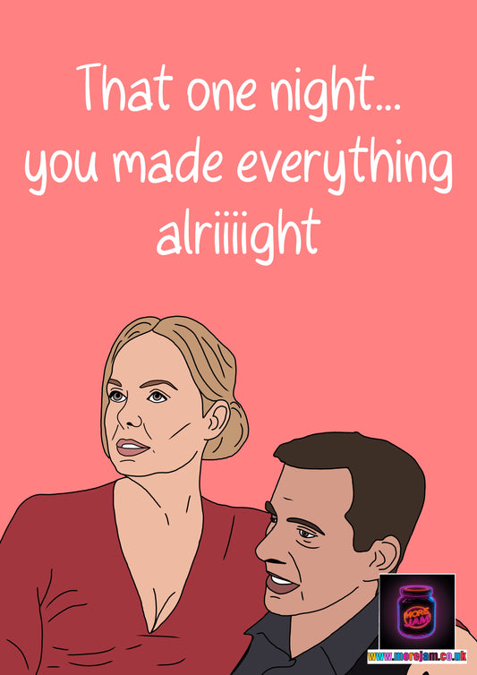 That One Night Jan & Michael | The Office Michael Scott Birthday Card | More Jam