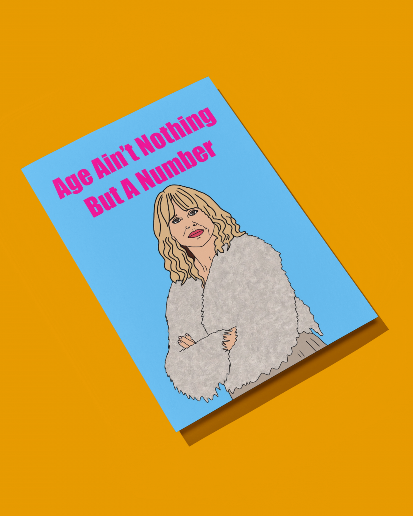 Age Ain't Nothing But A Number | Amandaland Birthday Card | More Jam