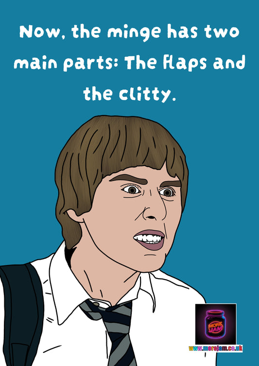 Jay Cartwright Two Main Parts | Inbetweeners Funny Birthday Card | More Jam