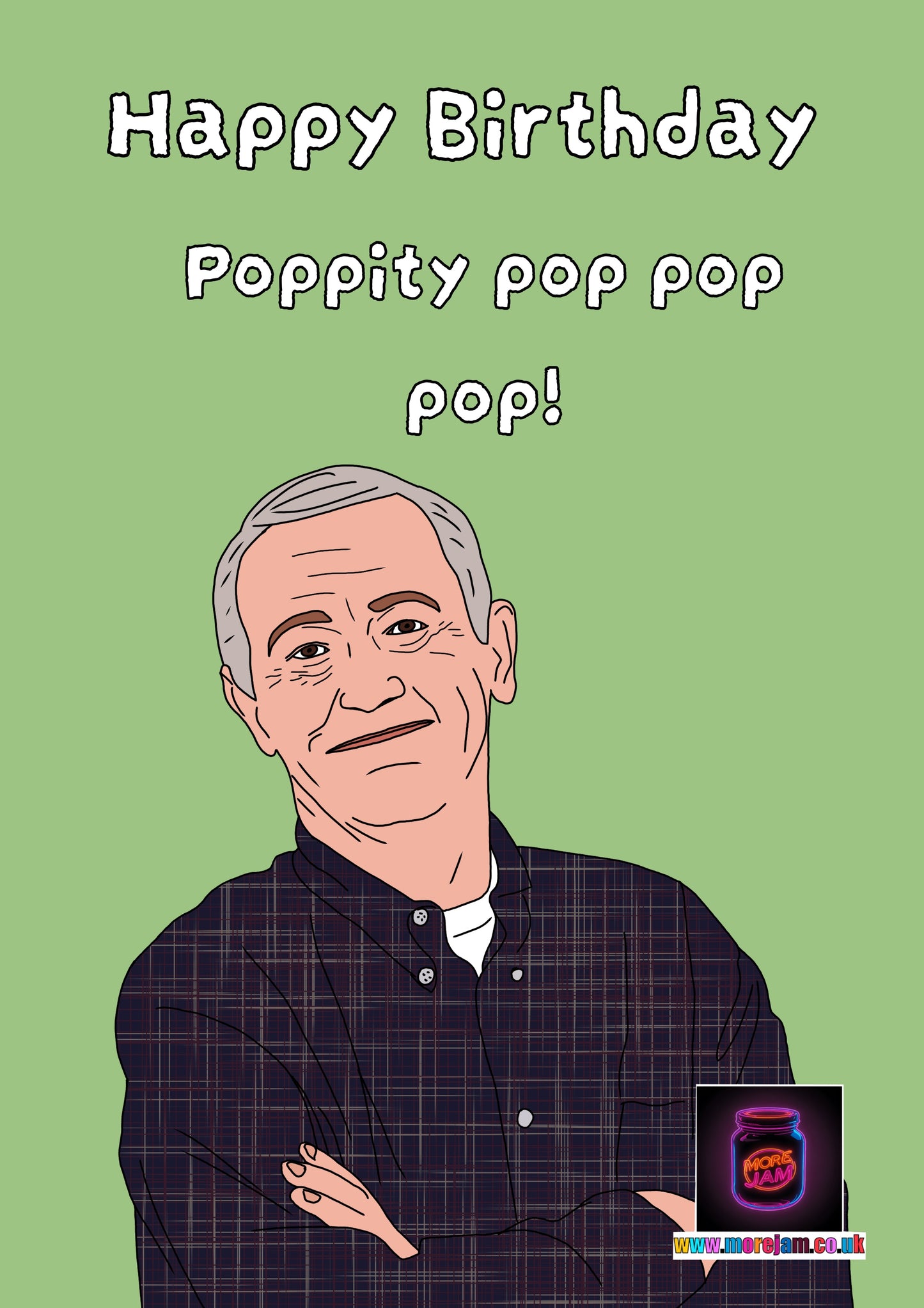 Martin Crane Poppity Pop Pop Pop | Frasier Birthday Card | More Jam