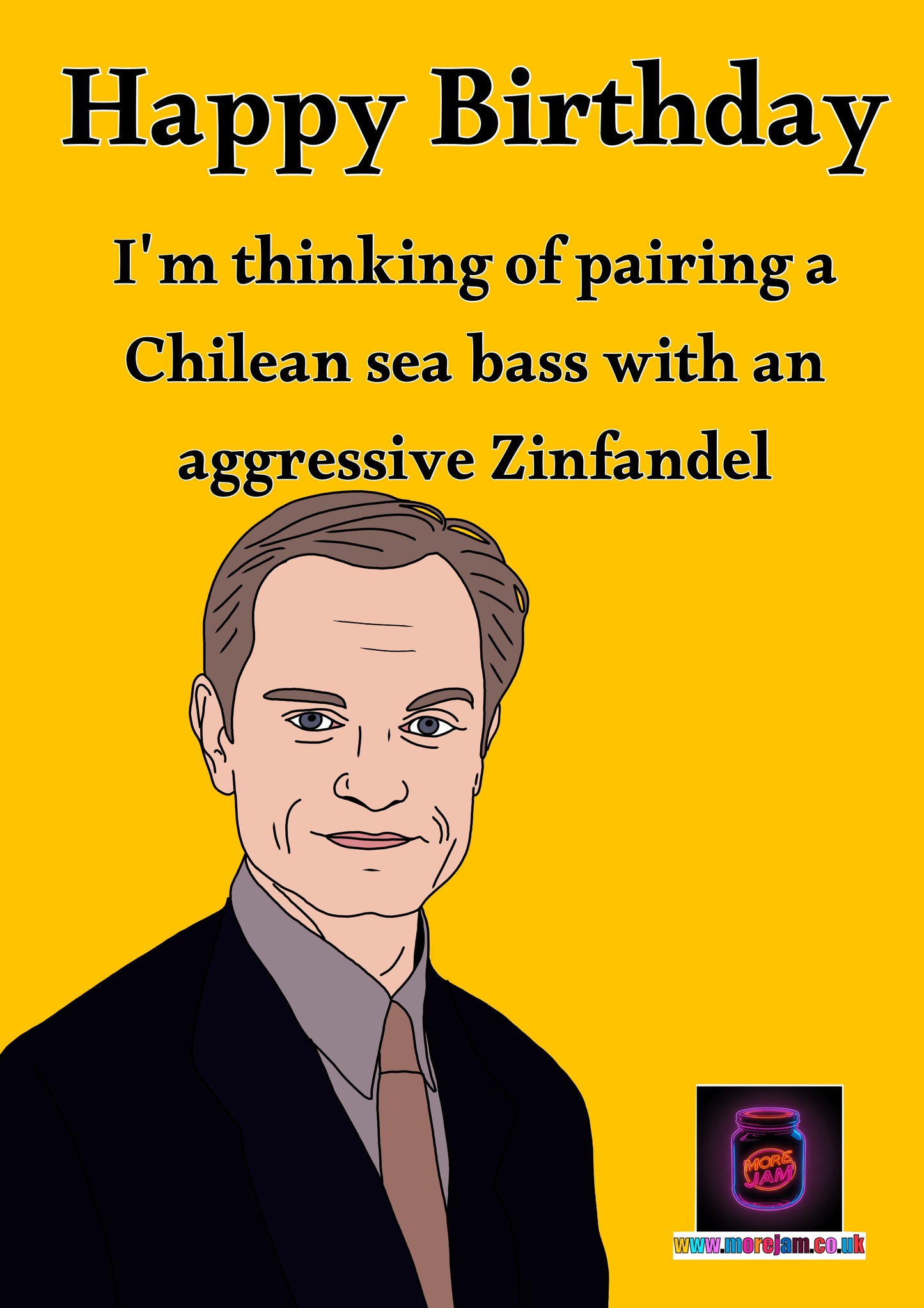 Niles Crane Aggressive Zinfandel | Frasier Birthday Card | More Jam
