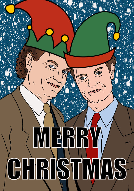 Frasier and Niles Crane | Frasier Christmas Card | More Jam