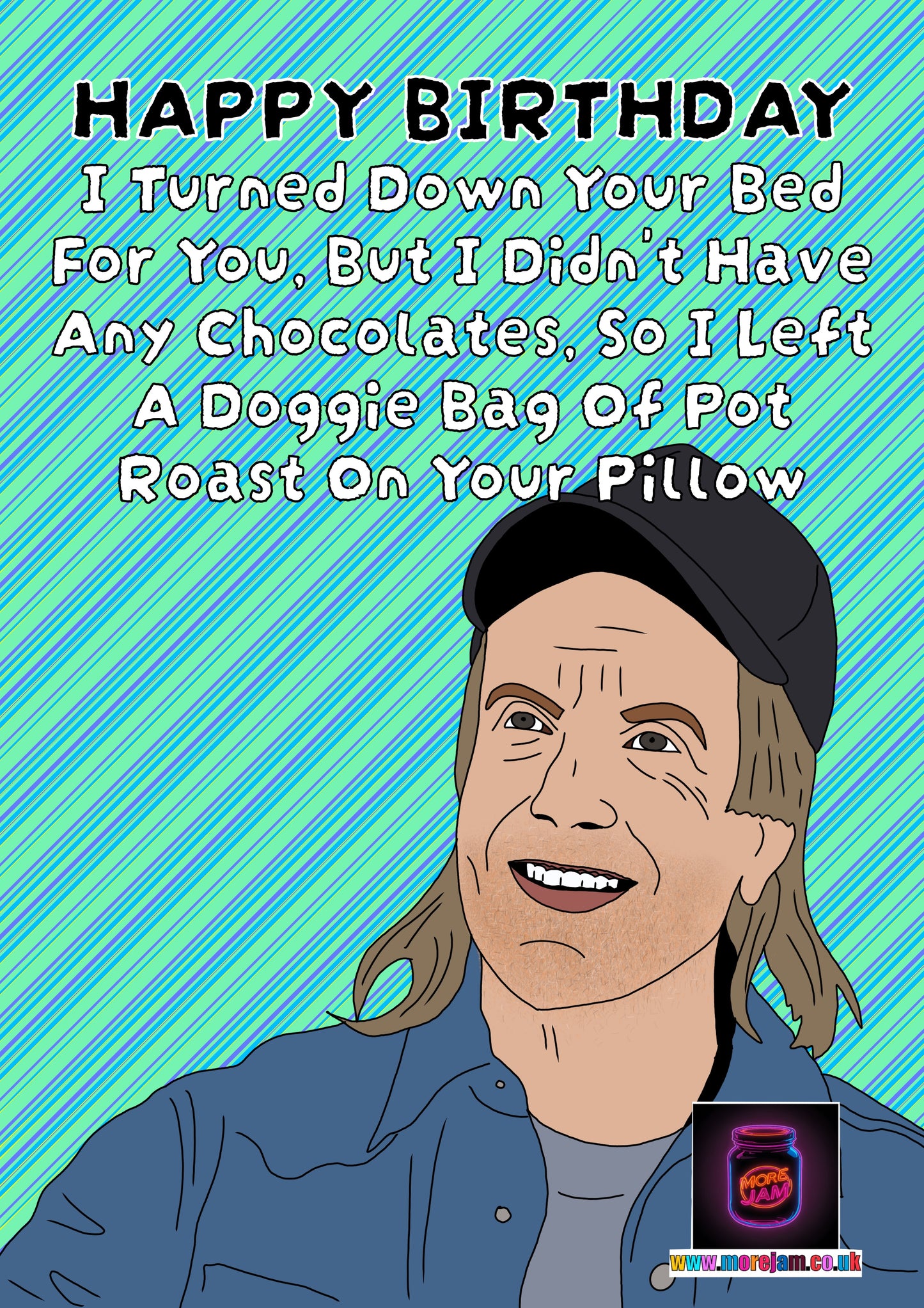 Doggy Bag Of Pot Roast | Funny Roland Schitts Creek Birthday Card | More Jam