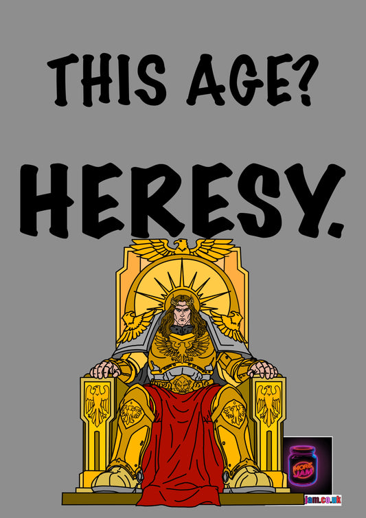 Warhammer Heresy | Warhammer Birthday Card | More Jam