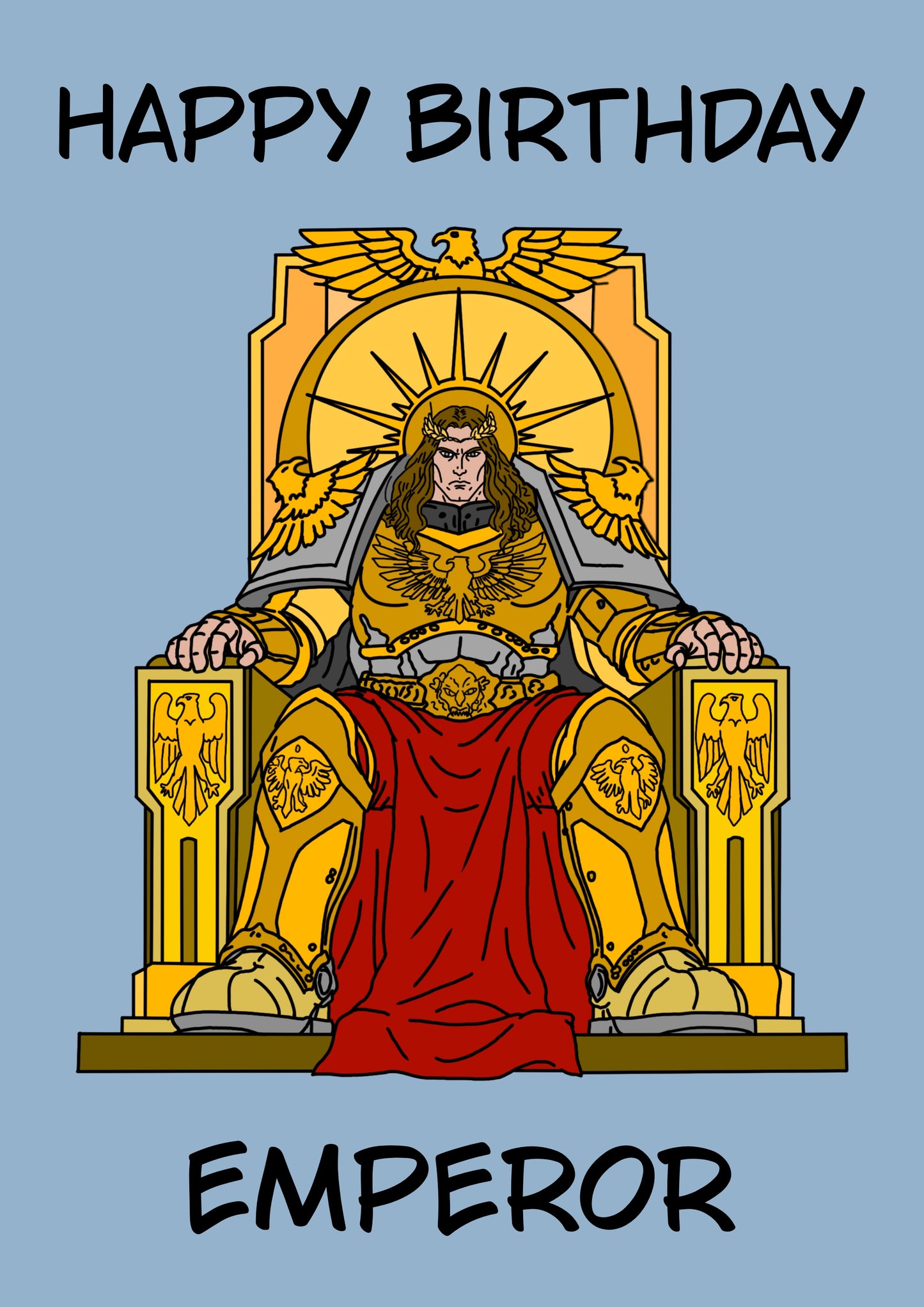 Warhammer Emperor | Warhammer Birthday Card | More Jam