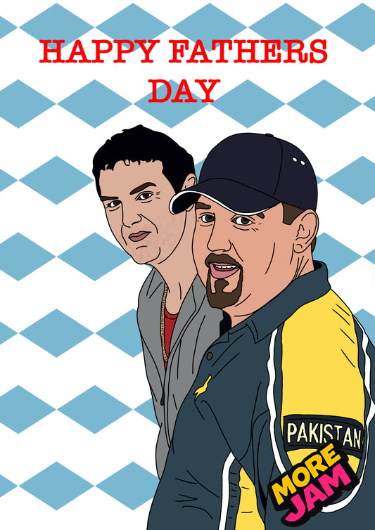 Max & Paddy | Phoenix Nights Fathers Day Card | More Jam