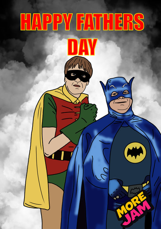 Del & Rodney Batman | Only Fools & Horses Fathers Day Card | More Jam
