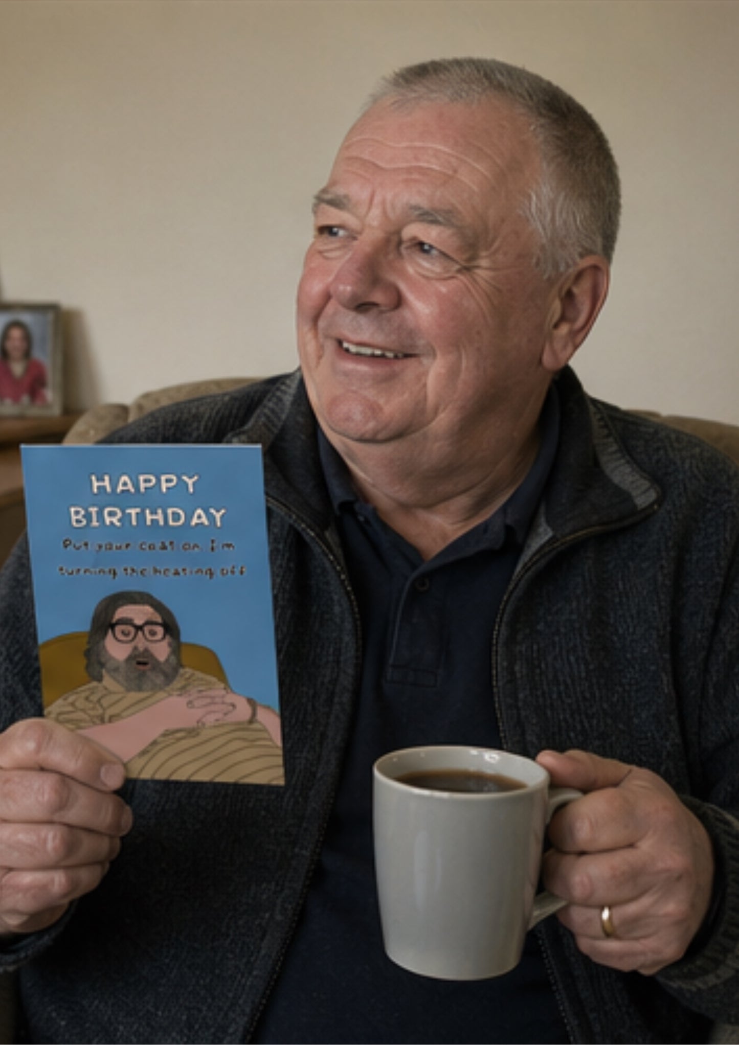 Jim Royle Put Your Coat On| Royle Family Birthday Day Card | More Jam