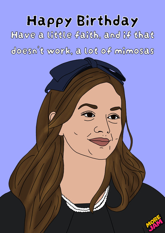Blair Waldorf Mimosas | Gossip Girl Birthday Card | More Jam