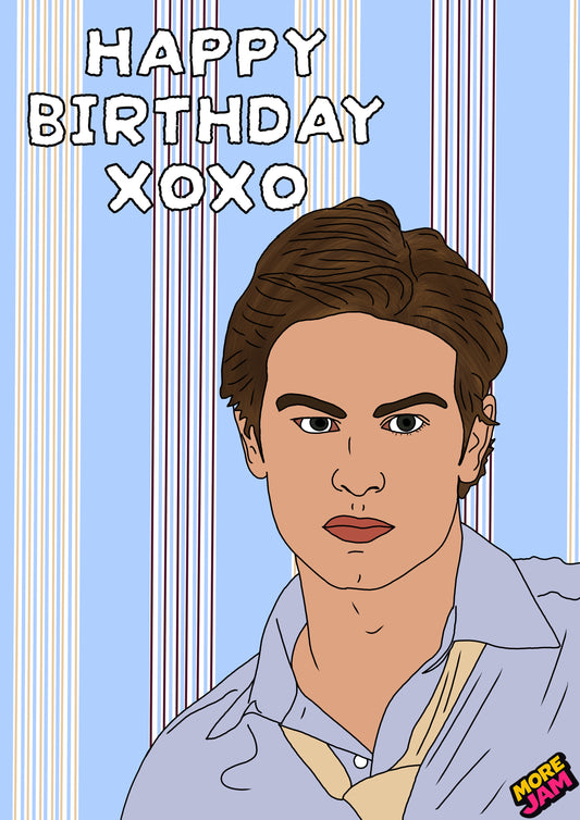 Nate Happy Birthday XOXO | Gossip Girl Birthday Card | More Jam