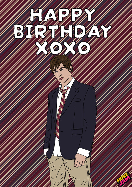 Nate Archibald Happy Birthday XOXO | Gossip Girl Birthday Card | More Jam