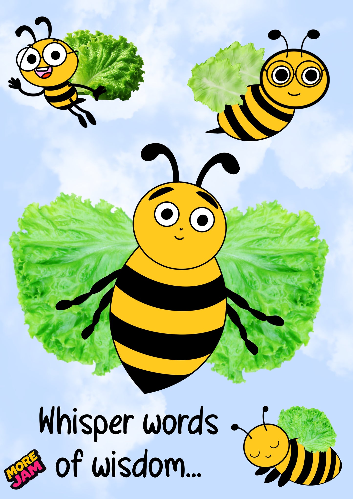 Lettuce Bee The Beatles | Funny The Beatles Music Card | More Jam