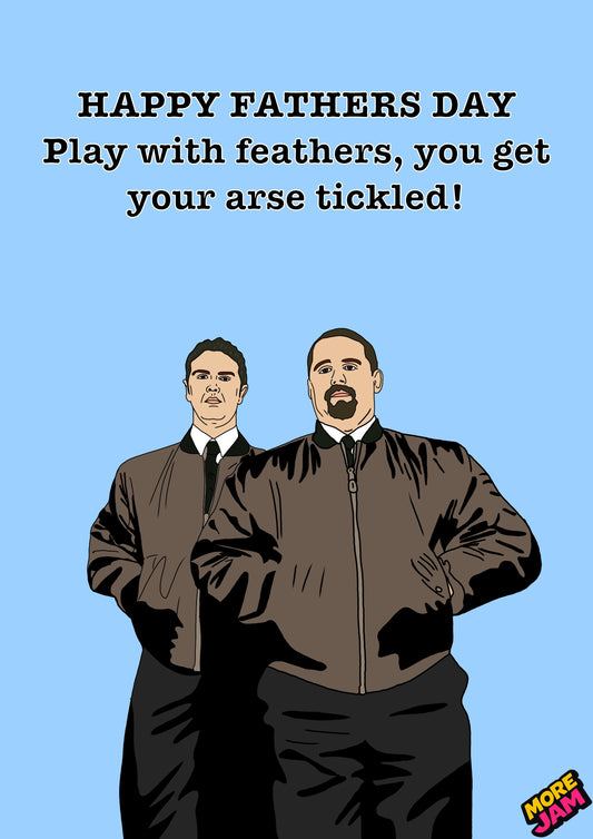 Phoenix Nights Max And Paddy Fathers Day Card | Funny BBC Comedy Card | More Jam