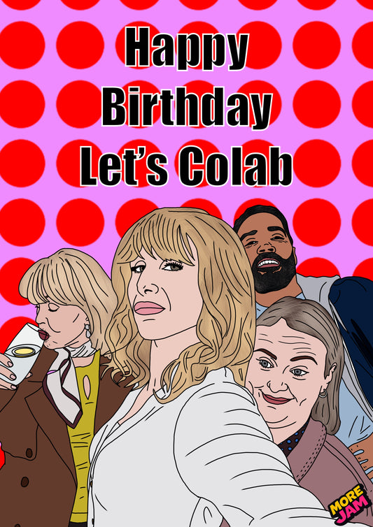 Lets Colab | Amandaland Birthday Card | More Jam