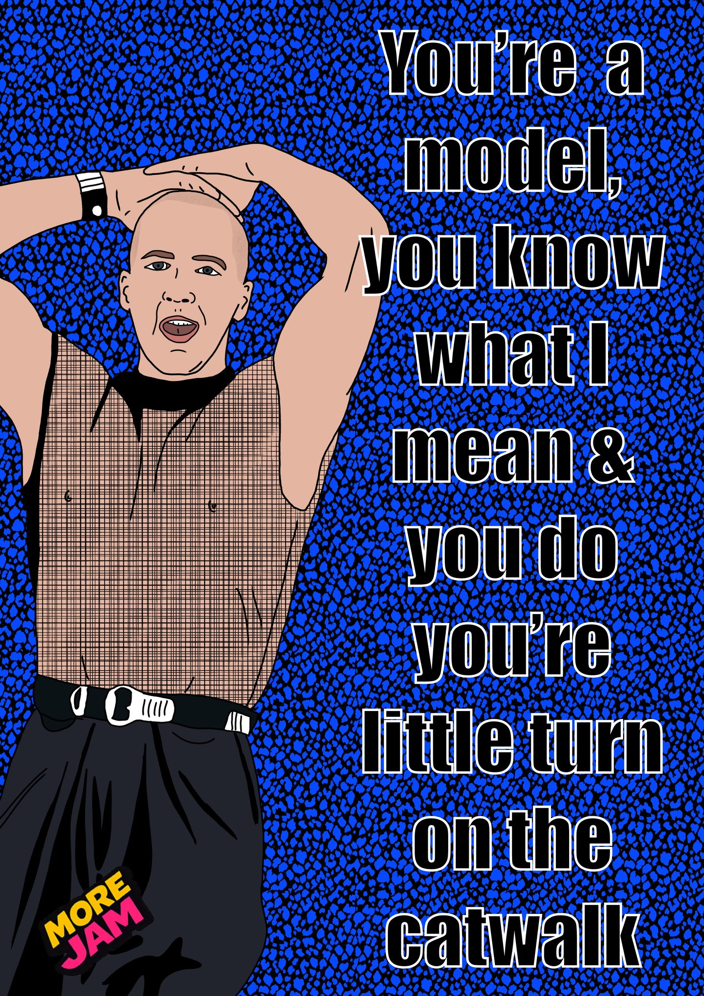 Right Said Fred Too Sexy | Funny 90s Birthday Card | More Jam