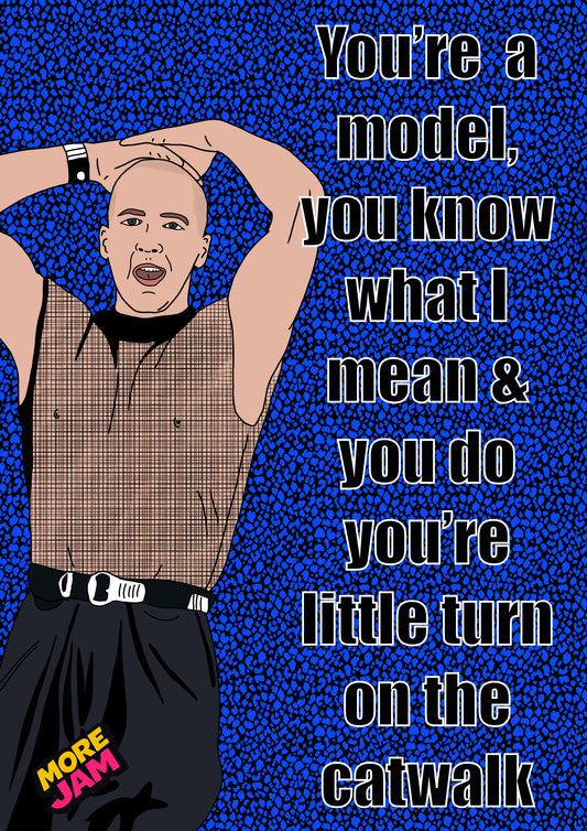 Right Said Fred Too Sexy | Funny 90s Birthday Card | More Jam