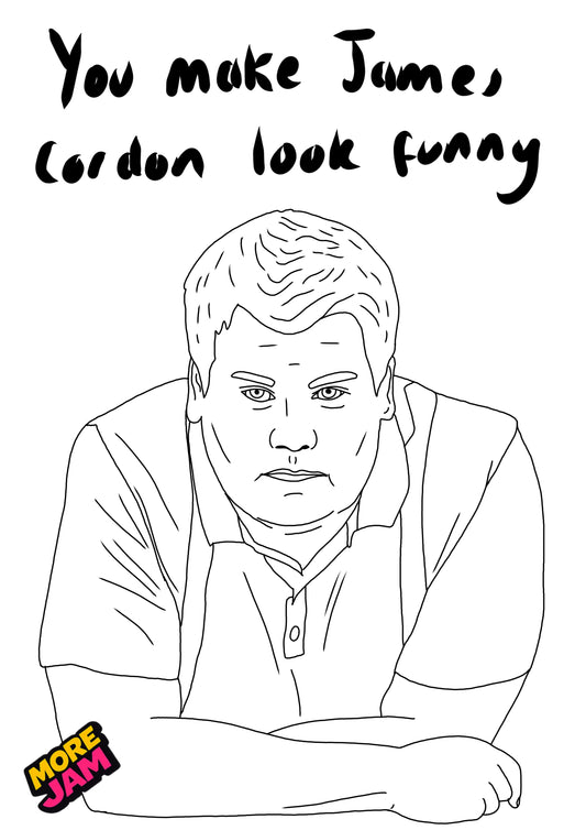 James Corden | Funny Gavin And Stacey Rude Birthday Card | More Jam
