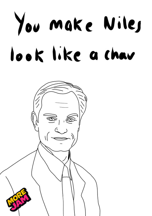 Frasier Niles Crane | Funny Rude Birthday Card | More Jam