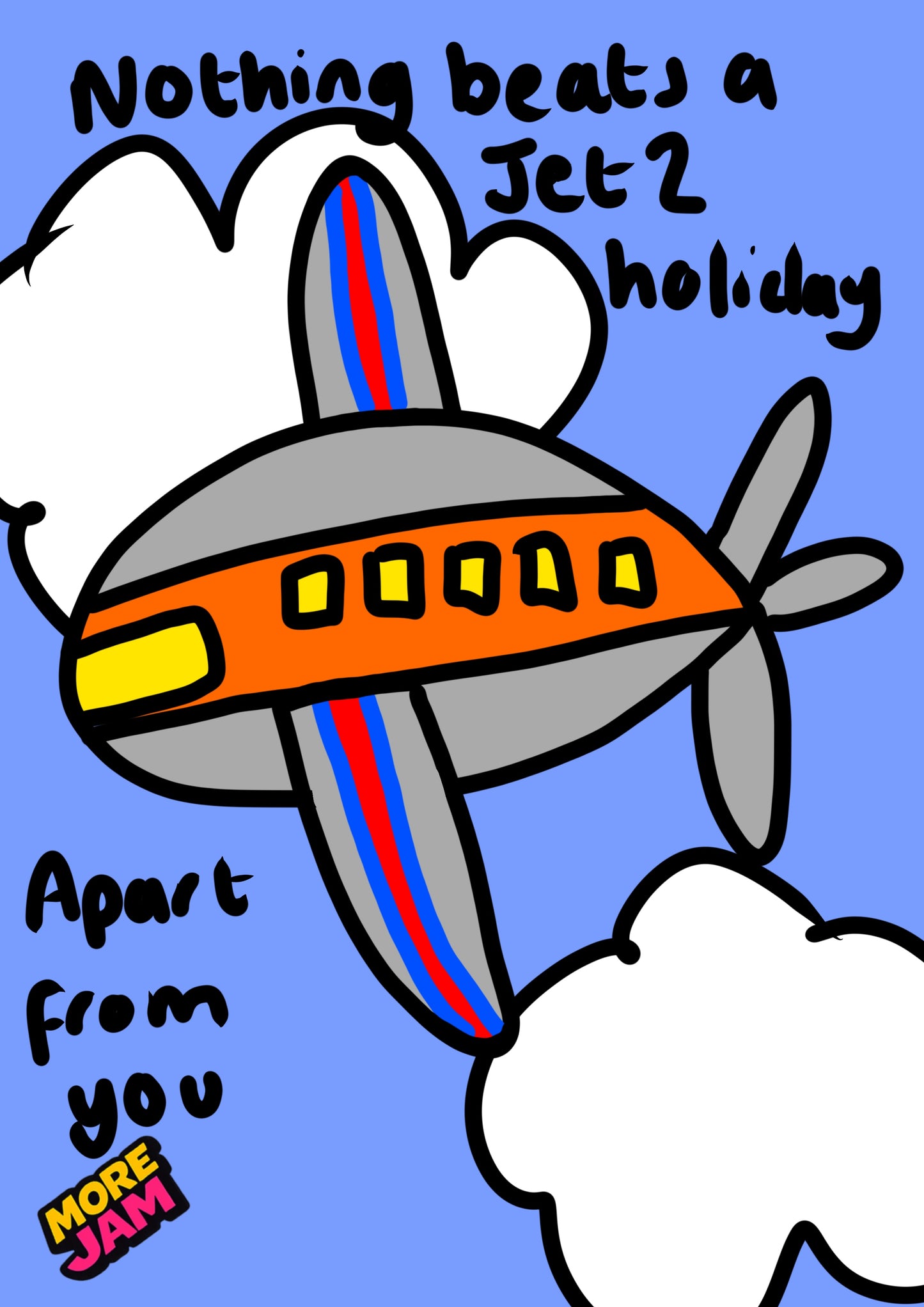 Jet2 Holiday Prints UK | Unique A4 Wall Art | More Jam