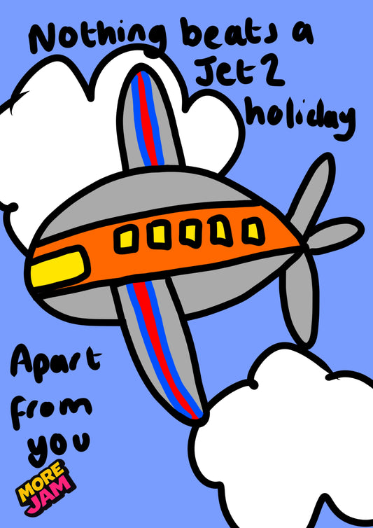 Jet2 Holiday | Funny Birthday Card | More Jam