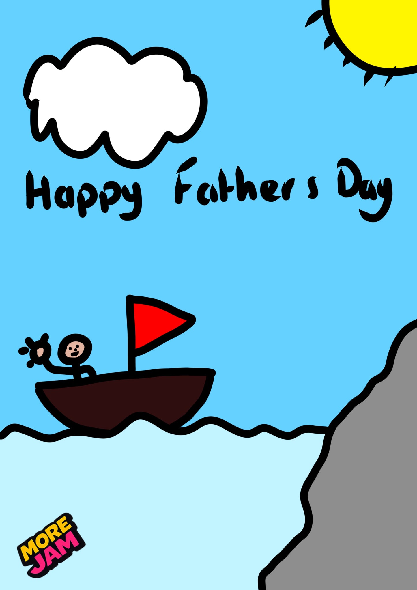 Boat | Fathers Day Card | More Jam
