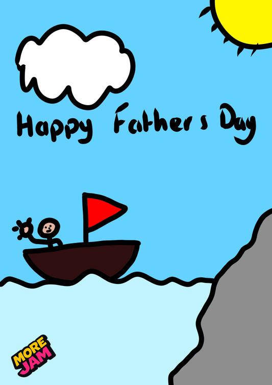 Boat | Fathers Day Card | More Jam
