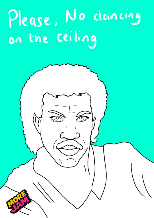 Lionel Richie Dancing On The Ceiling | Funny Rude Birthday Card | More Jam