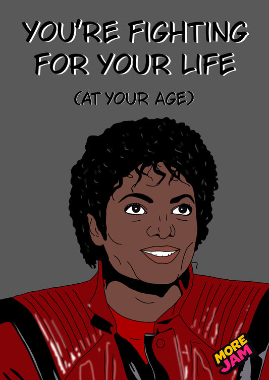Thriller | Michael Jackson Birthday Card | More Jam