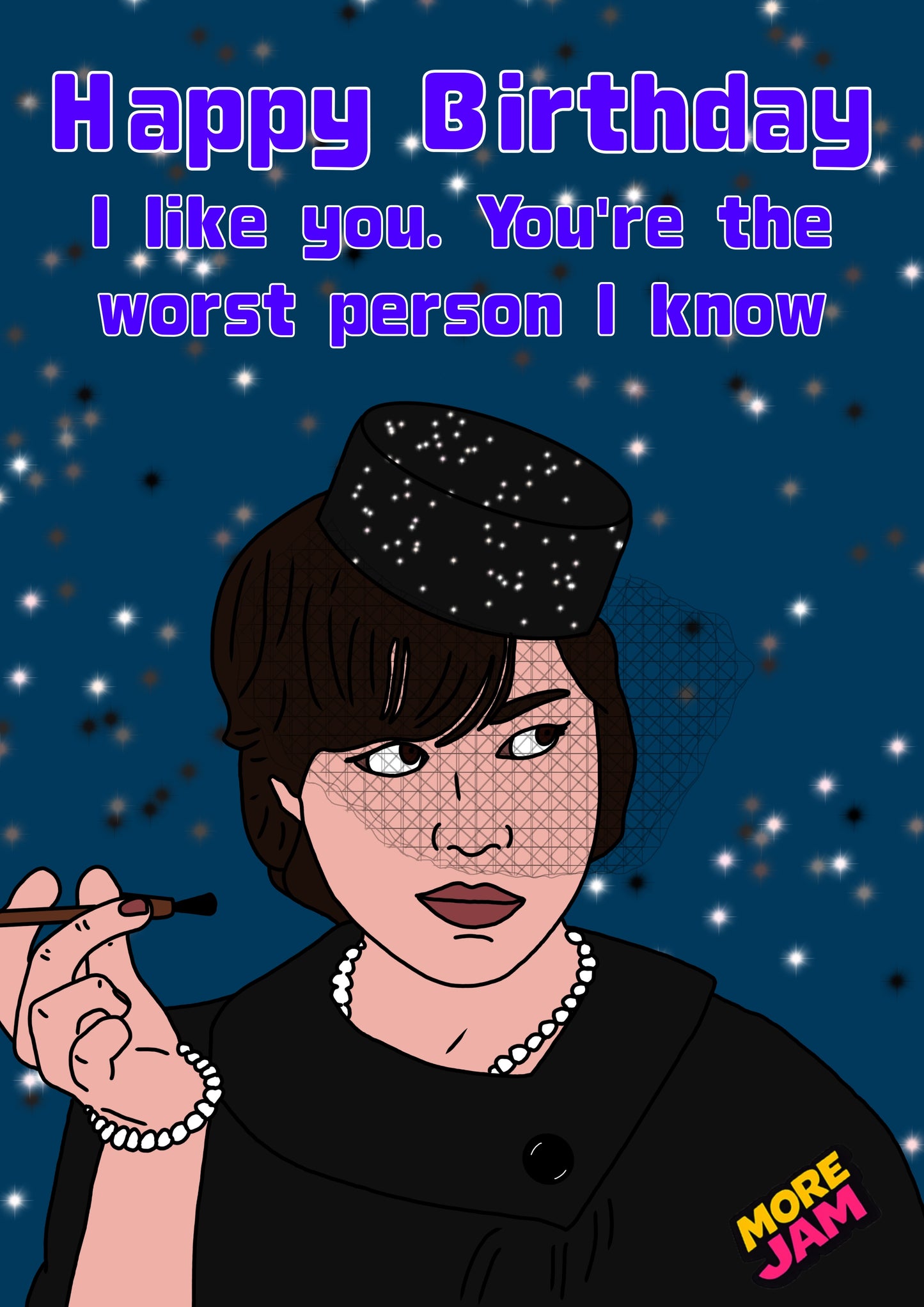 April Ludgate Worst Person I Know | Parks & Recreation Birthday Card | More Jam