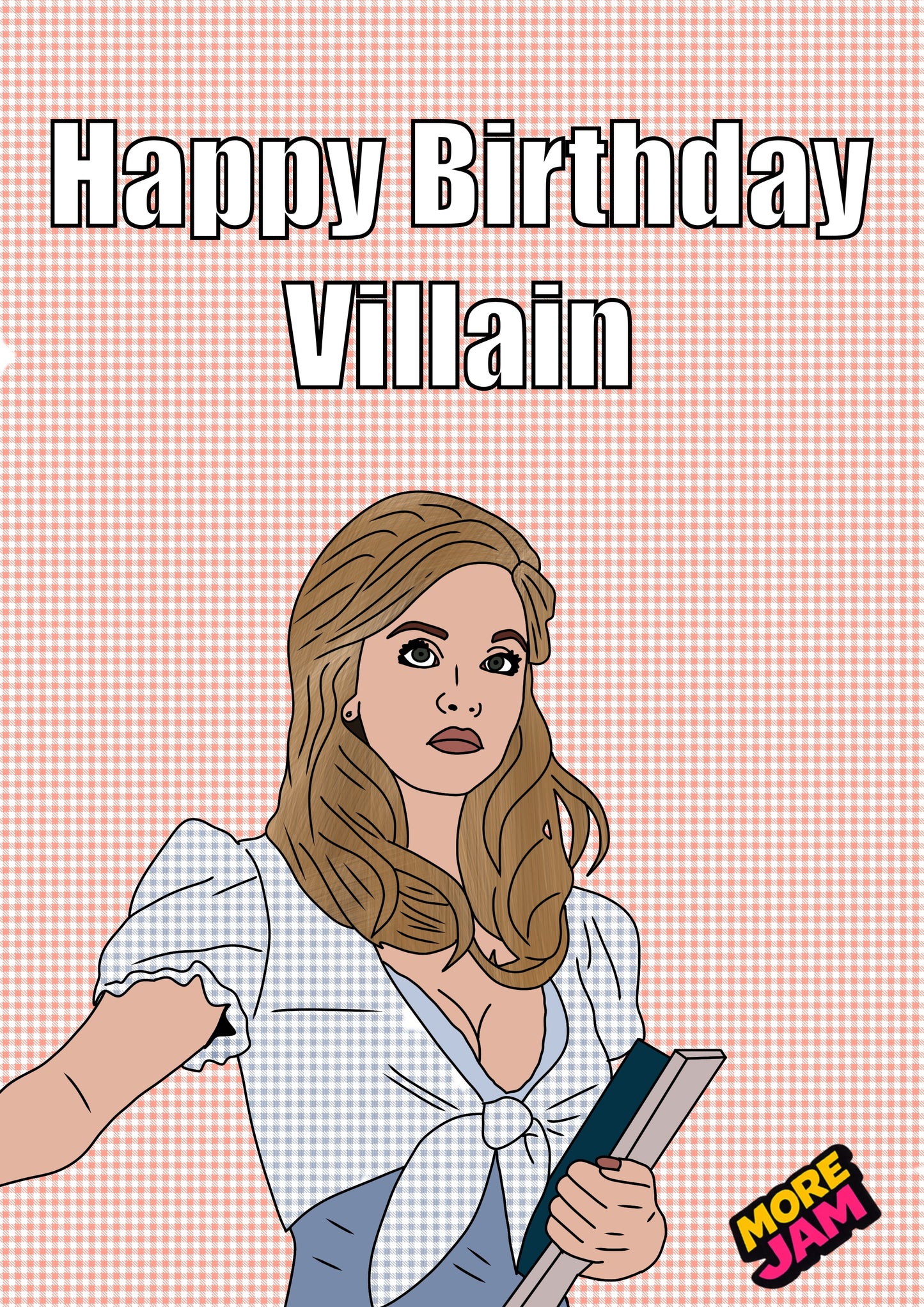 Sydney Sweeney Cassie Villain | Euphoria Birthday Card | More Jam