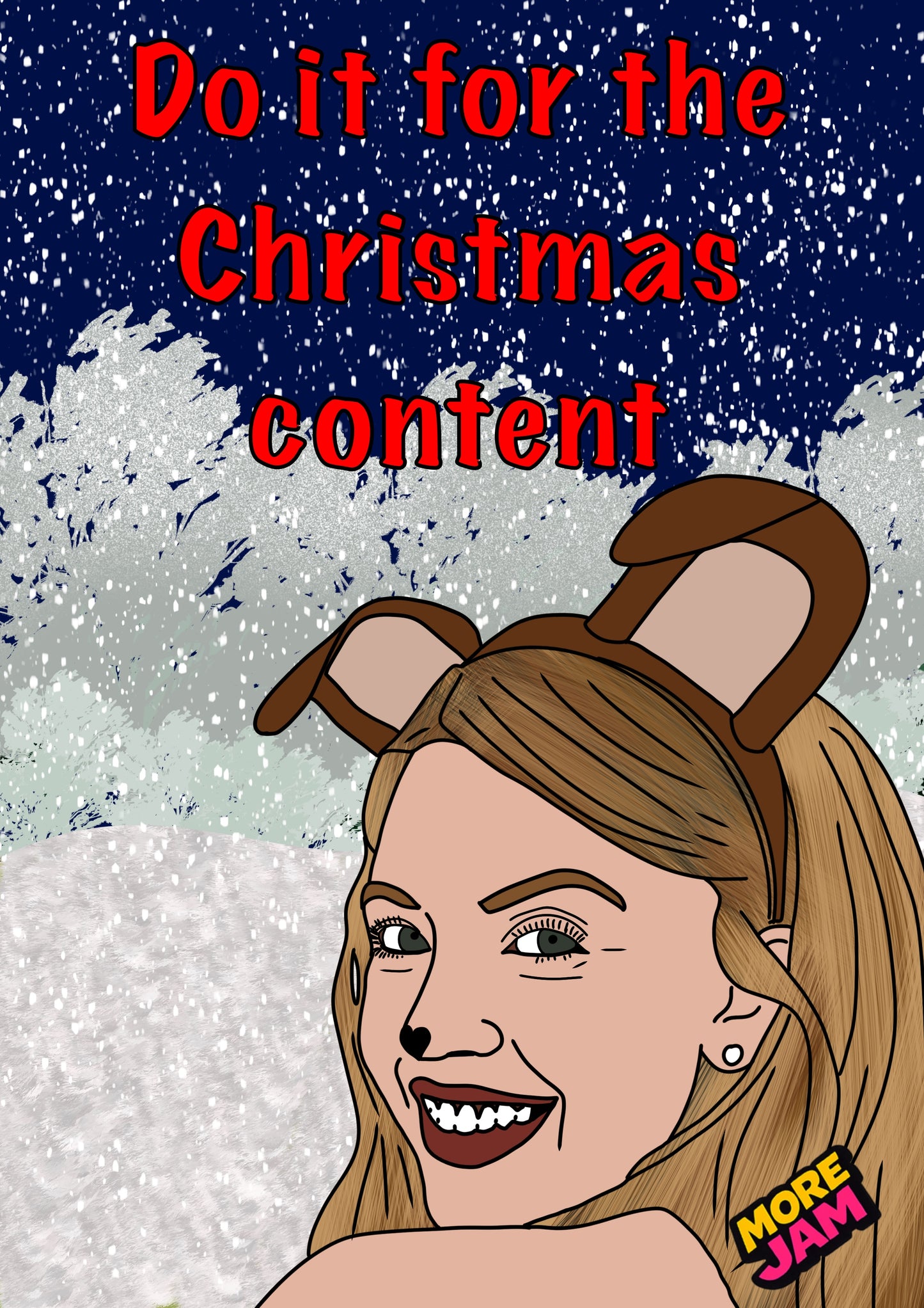 Cassie Euphoria  | Euphoria Christmas Card | More Jam