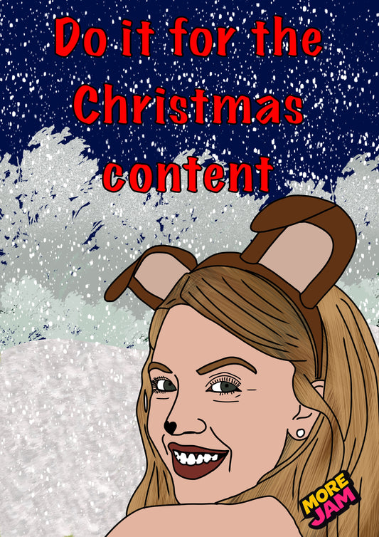 Cassie Euphoria  | Euphoria Christmas Card | More Jam
