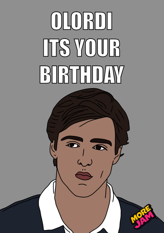 Jacob Elordi Nate  | Euphoria Birthday Card | More Jam