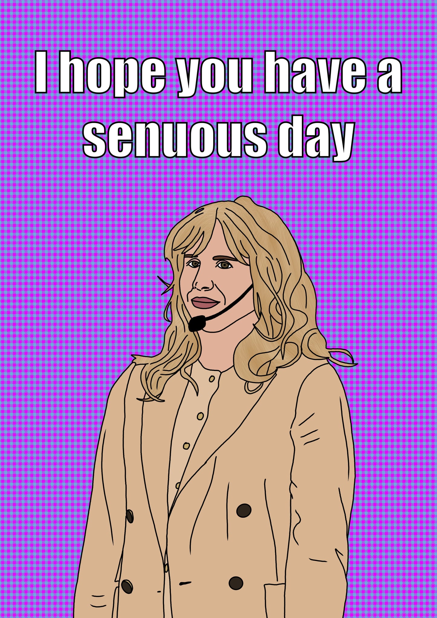 Hope You Have A Senuous Day | Amandaland Birthday Card | More Jam