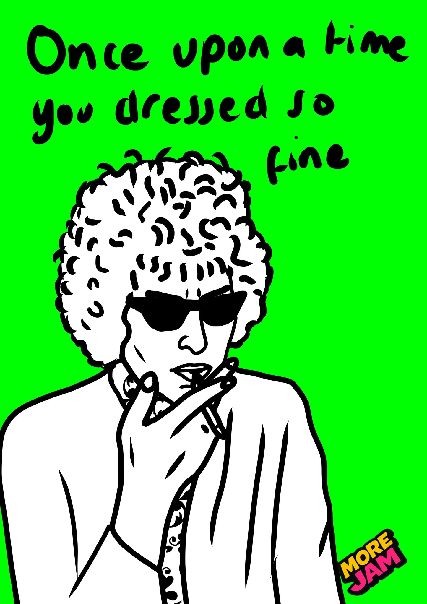 Bob Dylan Prints UK | Unique A4 Wall Art | More Jam