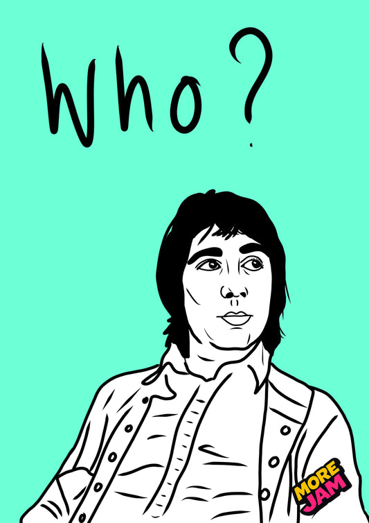 Keith Moon The Who Prints UK | Unique A4 Wall Art | More Jam
