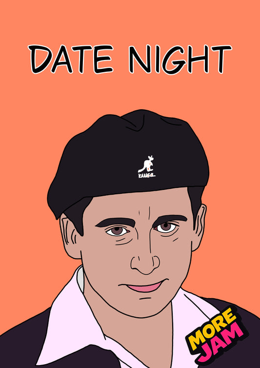 Date Night Date Mike | The Office Michael Scott Birthday Card | More Jam
