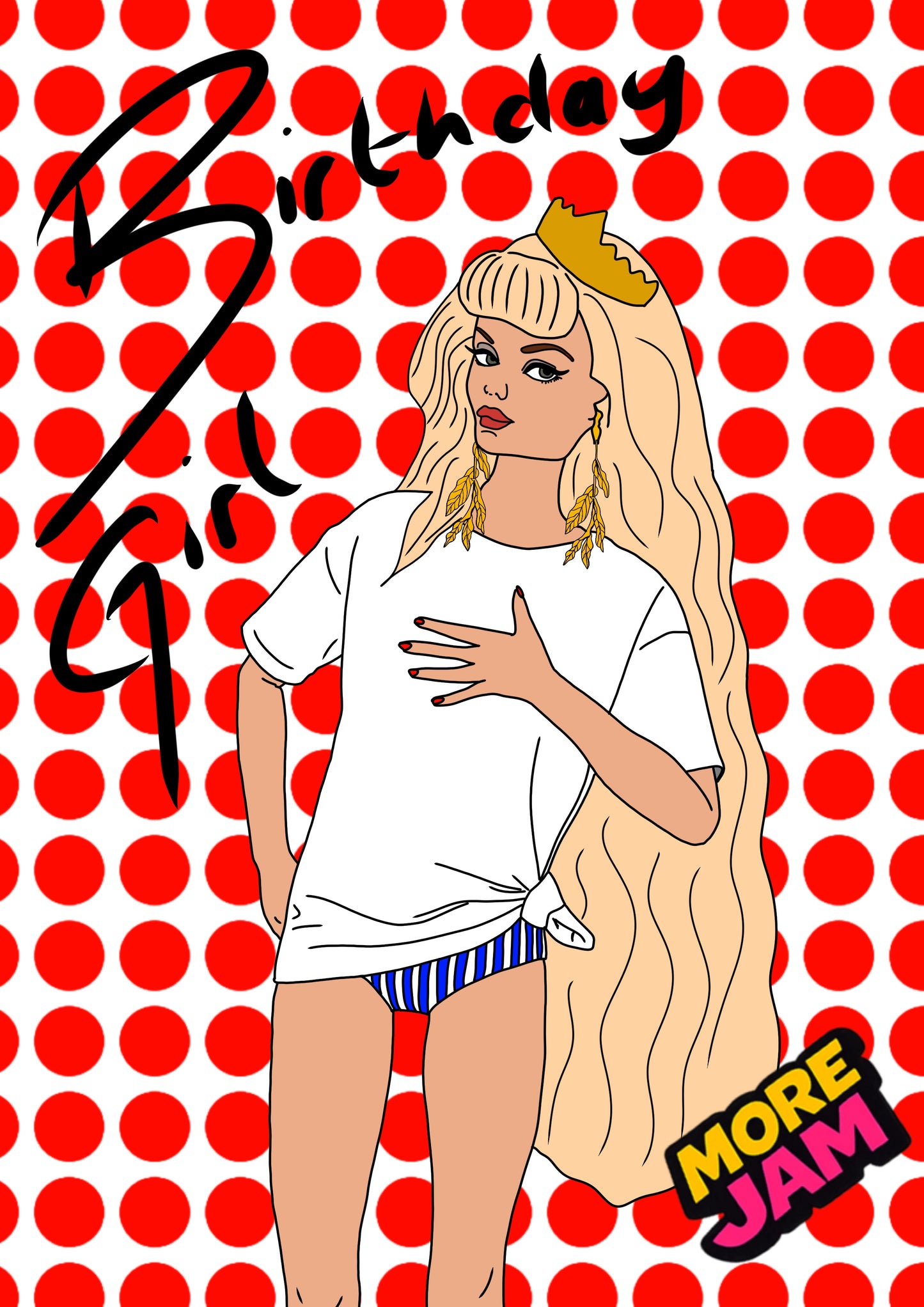 Birthday Girl Barbie | Funny Birthday Card | More Jam